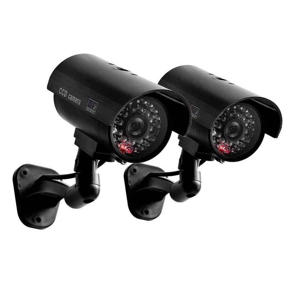 JWDX Office and Craft and Stationery Clearance! Fake Camera Simulation Waterproof Security Cctv Surveillance Camera, Surveillance Camera Cctv Camera Dummy Office and Stationery, include 1X Camera Black - Image 4