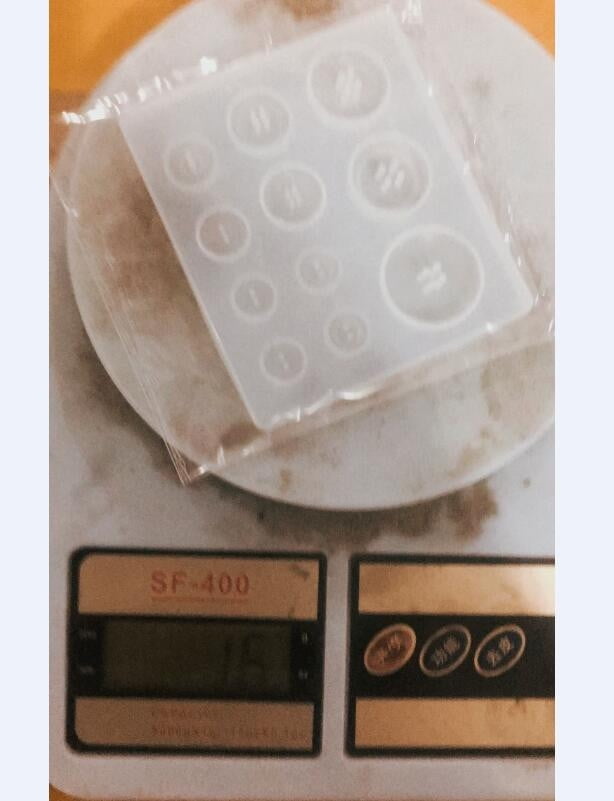 JWDX Diy Silicone Mould Clearance! Diy Silicone Mold Resin Button, Diy Resin Silicone Button Resin Pendant Handmade Button with Hole Diy Home Diy, include 1X Silicone Mold White - Image 4