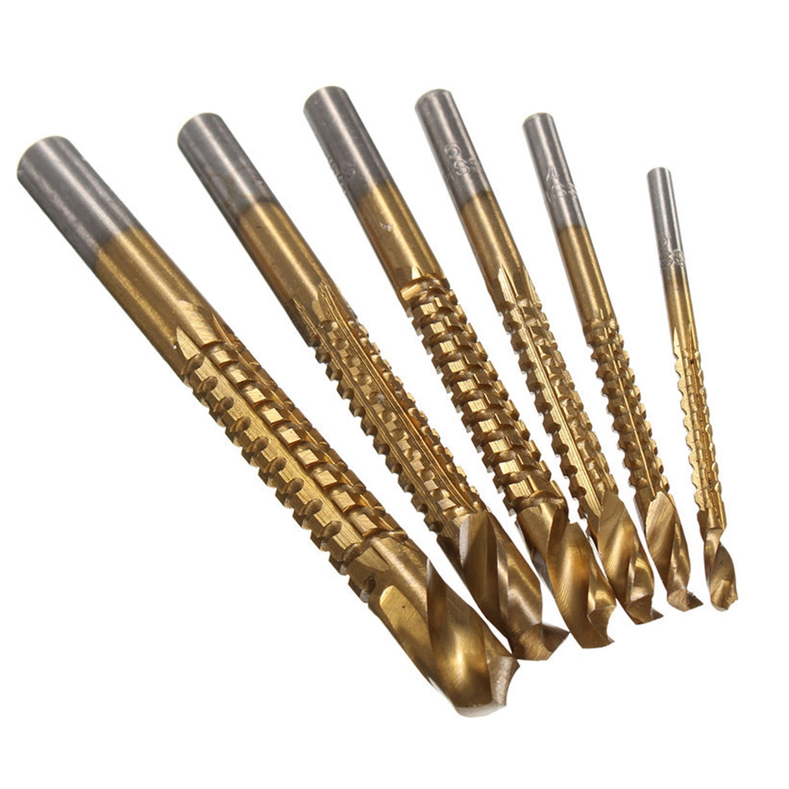 JWDX Drill Bit Clearance! Tool Woodworking Saw Spiral Drill Side Carpenter Bit Hole Cutting Cutting Tools and Home Improvement, include 1X Drill Bit Gold - Image 1