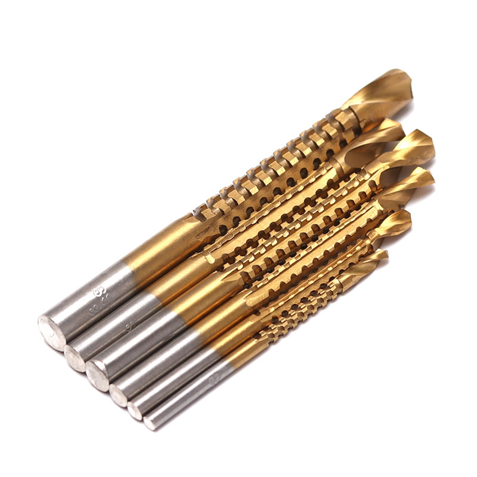 JWDX Drill Bit Clearance! Tool Woodworking Saw Spiral Drill Side Carpenter Bit Hole Cutting Cutting Tools and Home Improvement, include 1X Drill Bit Gold - Image 5