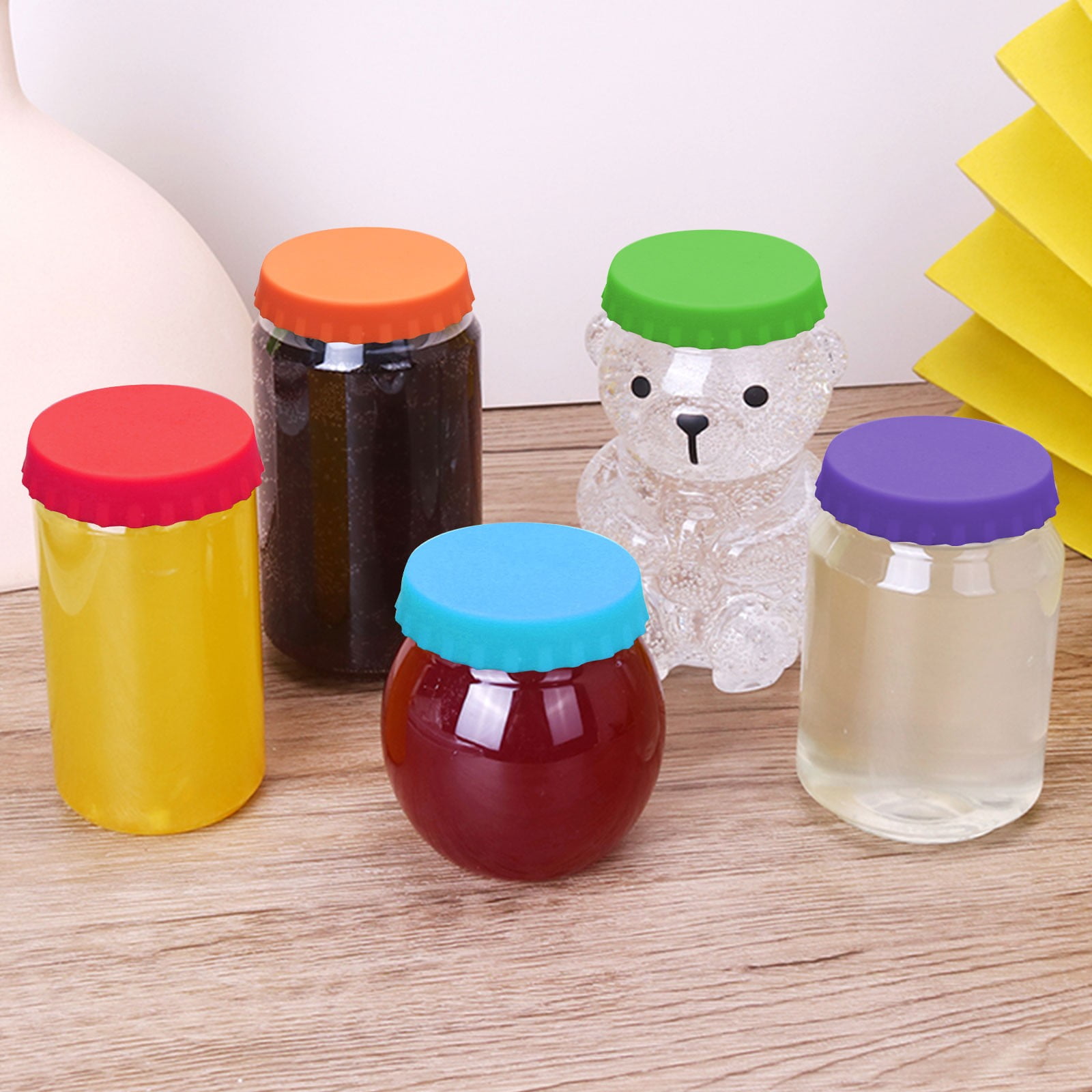 Clearance Back to School Supplies! JWDX Silicone Can Cover Soda Can Cover Cans Can Store Beer Beverages Silicone Leak-Proof Seal Green (Include: 1X Silicone Cover) Clearance Sale Green - Image 5