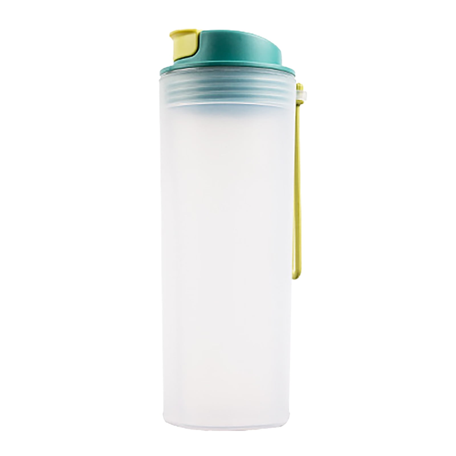 Clearance Back to School Supplies! JWDX 500Ml Single-Layer Plastic Cup Protein Powder Shake Cup Milkshake Cup Sports Fitness Water Cup Green (Include: 1X Water Cup) Clearance Sale Green - Image 1