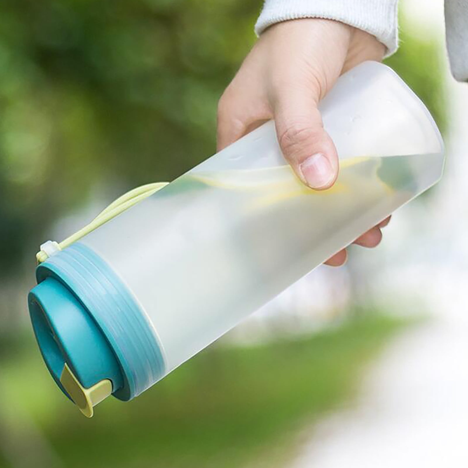 Clearance Back to School Supplies! JWDX 500Ml Single-Layer Plastic Cup Protein Powder Shake Cup Milkshake Cup Sports Fitness Water Cup Green (Include: 1X Water Cup) Clearance Sale Green - Image 4