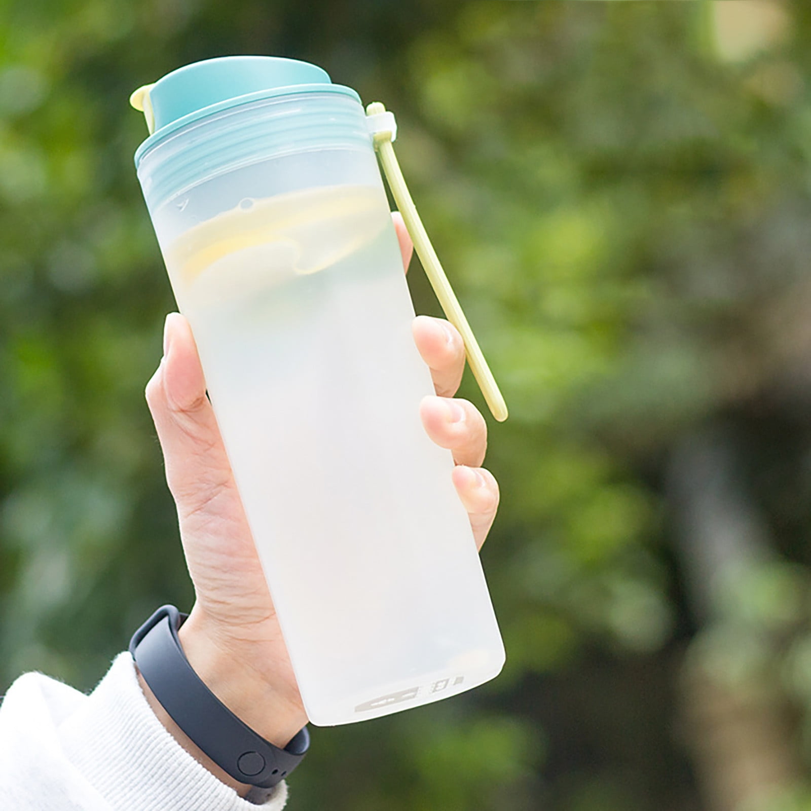 Clearance Back to School Supplies! JWDX 500Ml Single-Layer Plastic Cup Protein Powder Shake Cup Milkshake Cup Sports Fitness Water Cup Green (Include: 1X Water Cup) Clearance Sale Green - Image 5