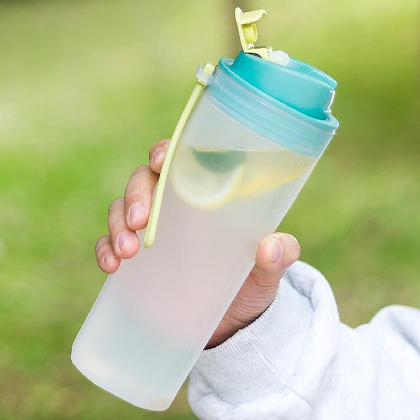 Clearance Back to School Supplies! JWDX 500Ml Single-Layer Plastic Cup Protein Powder Shake Cup Milkshake Cup Sports Fitness Water Cup Green (Include: 1X Water Cup) Clearance Sale Green - Image 6