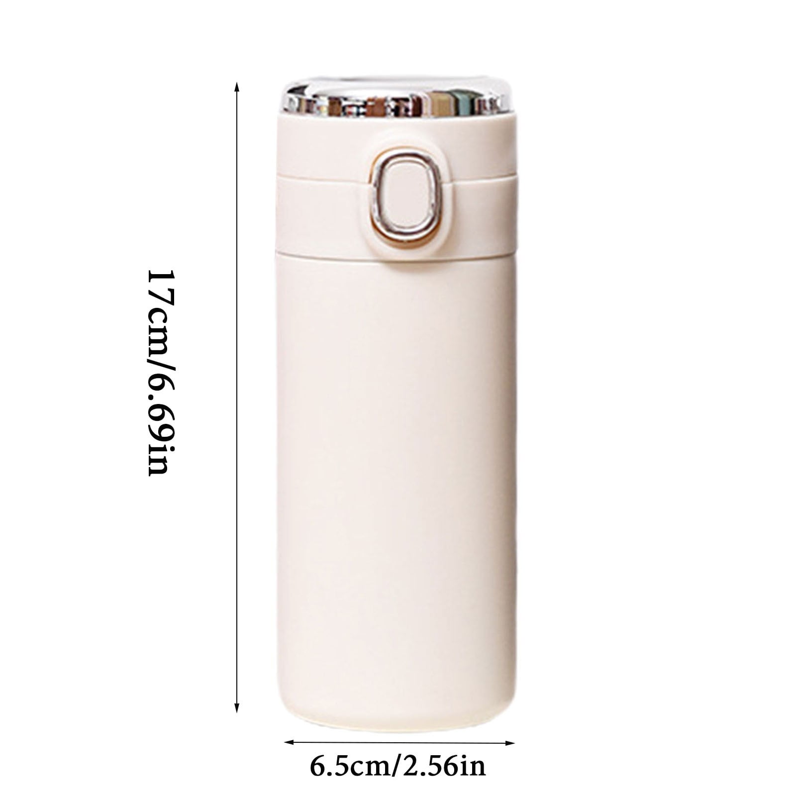 JWDX Glass and Bottle Clearance! Stainless Steel Flask Vacuum Insulated Cup Drinking Bottle 350/420 Ml Led Screen Temperature Display Flask Water Bottle Perfect for Home Travel, Include Cup*1 Blue - Image 2
