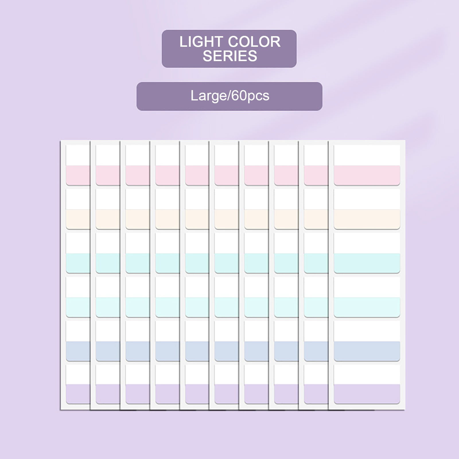 Clearance Back to School Supplies,Classroom Supplies! JWDX Large Size Label Sticker, Stickers Labels Stickers Convenience Stickers Marking Paper Color Stickers (Include: 1 Pack of Sticky Notes) A - Image 5