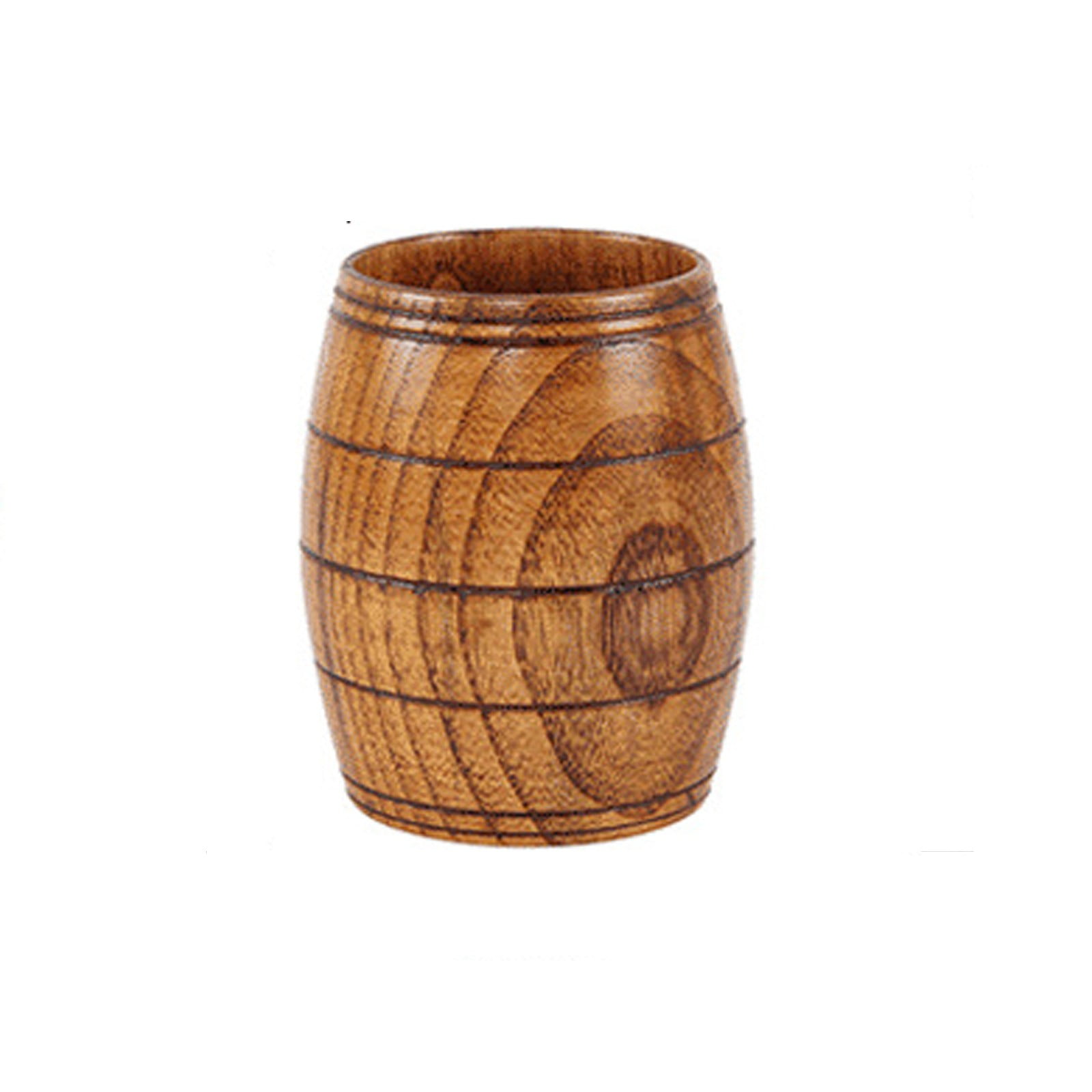 Clearance Back to School Supplies! JWDX Japanese Style Wooden Cup Creative Jujube Wood Insulation Tea Cup Wooden Coffee Cup Drinking Water Cup B 10*6Cm (Include: 1 Pc Cup) Clearance Sale B - Image 1