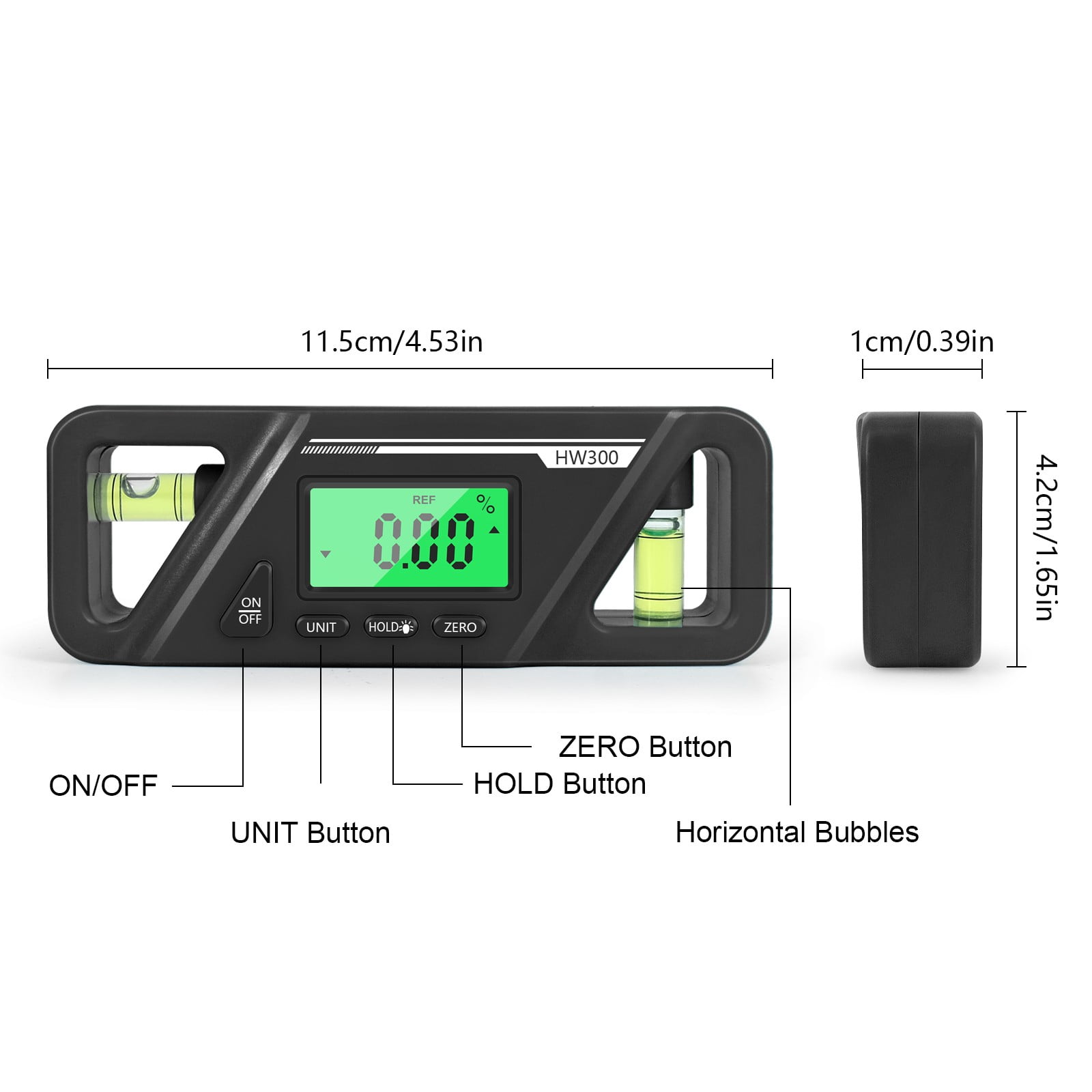 Clearance School Supplies for Teachers and Kids, Classroom Supplies! JWDX Digital Protractor Inclinometer Level Black - Image 3