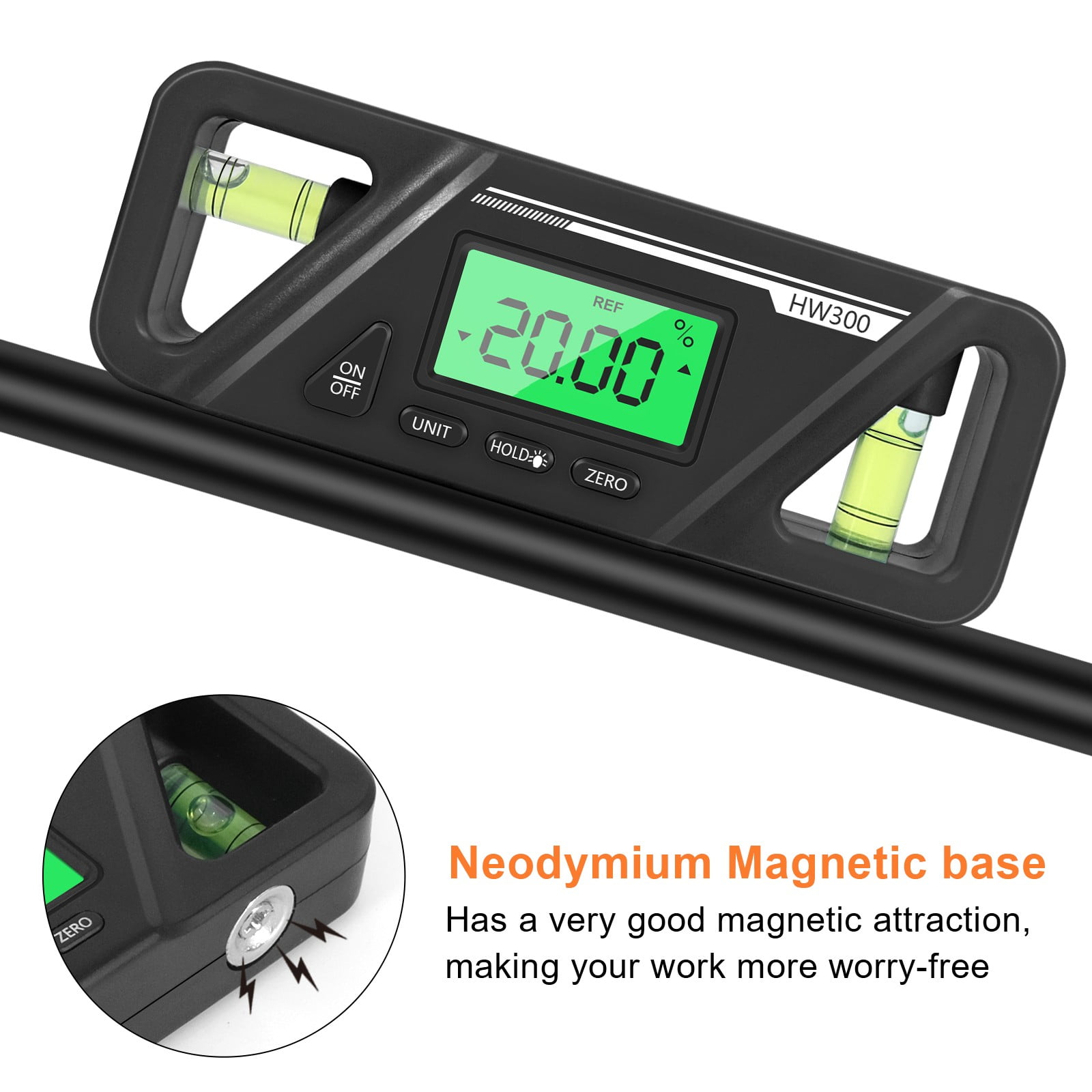 Clearance School Supplies for Teachers and Kids, Classroom Supplies! JWDX Digital Protractor Inclinometer Level Black - Image 6