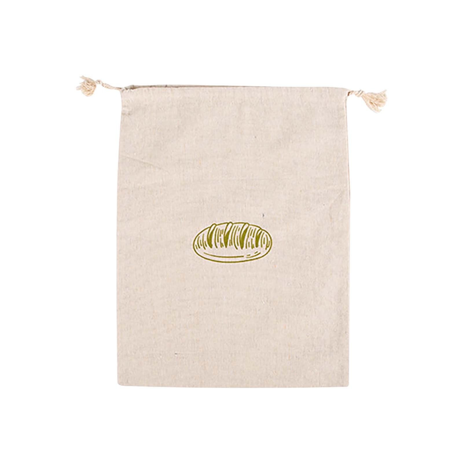 Clearance School Supplies! JWDX Linen Bread Bag Reusable Bread Bag 1Pc, 1Pc Linen Bread Bag Reusable Bread Drawstring Bag Cotton Bread Bag (Include: 1Pc Bread Bag) Clearance Sale A - Image 1