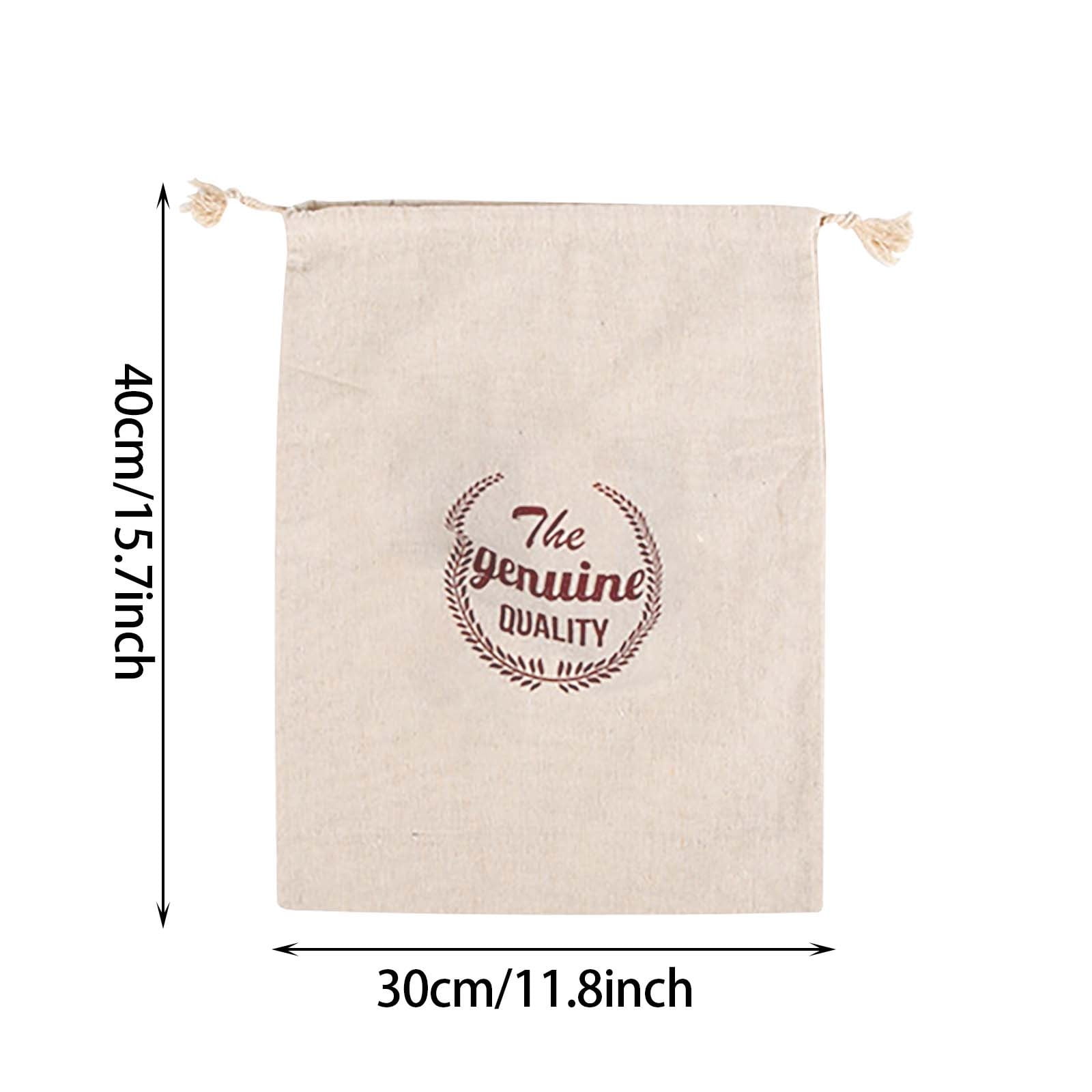 Clearance School Supplies! JWDX Linen Bread Bag Reusable Bread Bag 1Pc, 1Pc Linen Bread Bag Reusable Bread Drawstring Bag Cotton Bread Bag (Include: 1Pc Bread Bag) Clearance Sale B - Image 2
