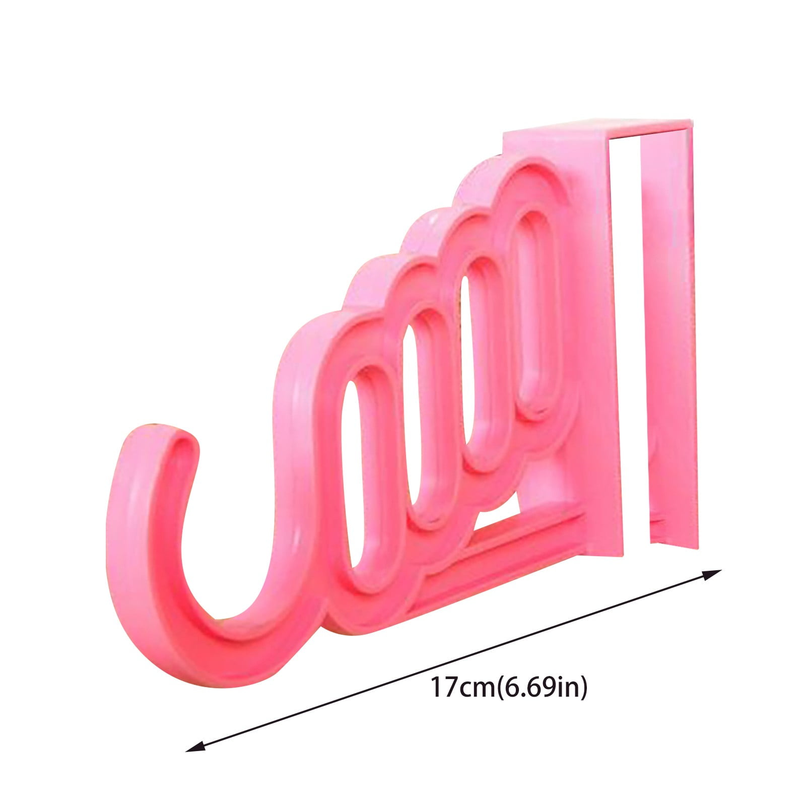 Clearance School Supplies! JWDX Hook Up, Basics Over the Door Organizer 5 Hook Rack for Coats Hats Robes Towels Bedroom Closet and Bathroom Home Wall Hanging Hook Rack Over Door Hat Clothes Holder Pink - Image 3