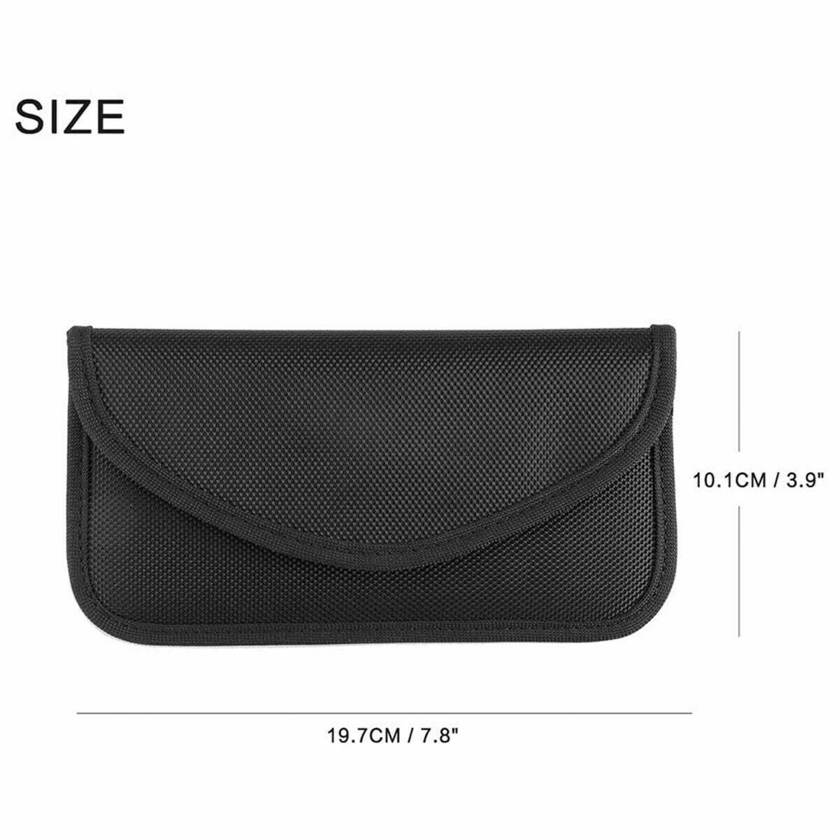 Faraday Bags for Phones, Cell Phone Signal Blocking Bag, RFID Phone Case,Faraday Bag for Phone & Key Fob(2 Pack) - Image 4
