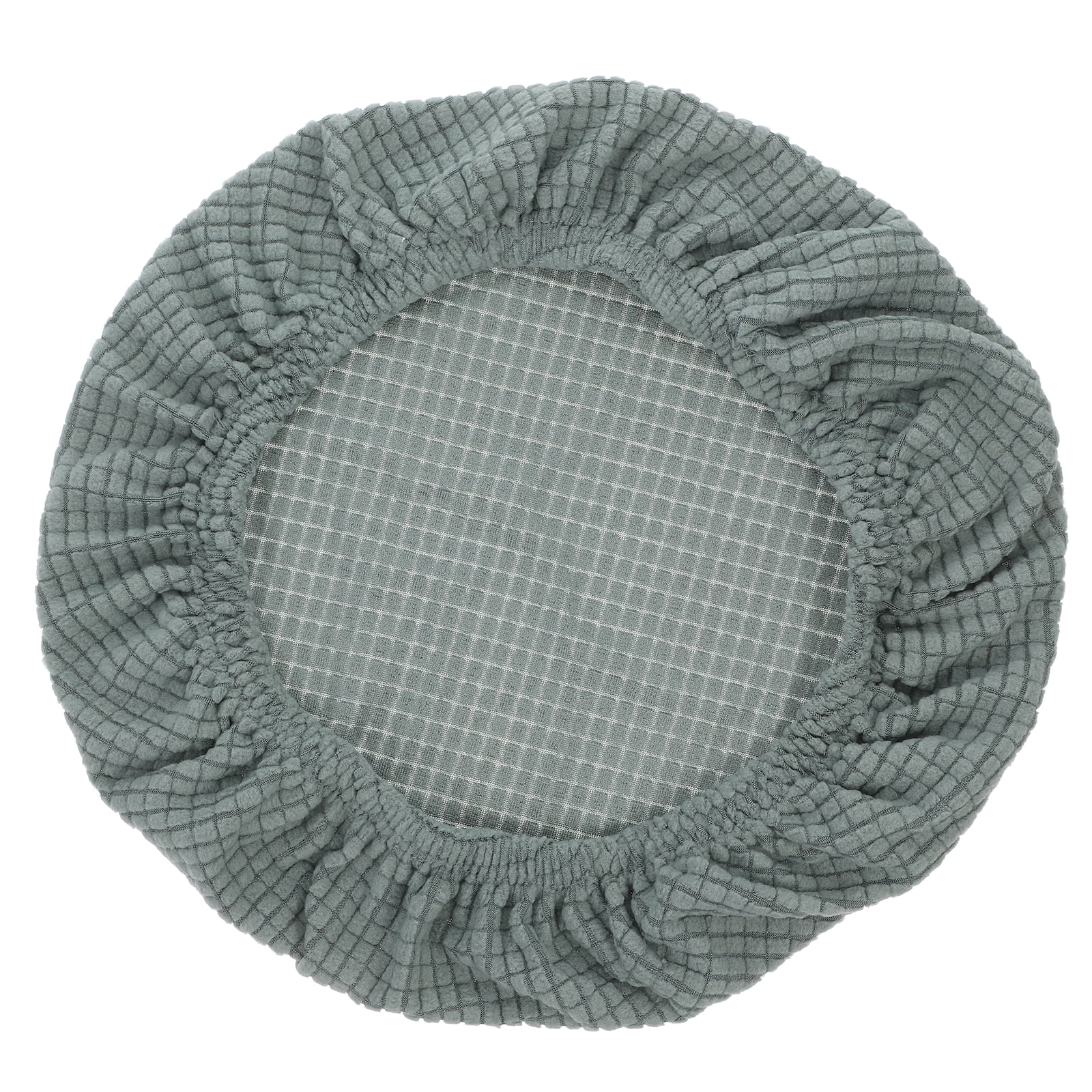 Ortofally Bar Stool Covers Stretchy Round Chair Covers Slipcover Washable Stool Cushion Elastic Bar Chair Covers Grey 1.60X1.50X1.50CM Green - Image 8