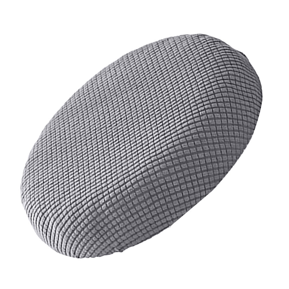 Ortofally Bar Stool Covers Stretchy Round Chair Covers Slipcover Washable Stool Cushion Elastic Bar Chair Covers 2.50X1.50X1.00CM Grey - Image 6