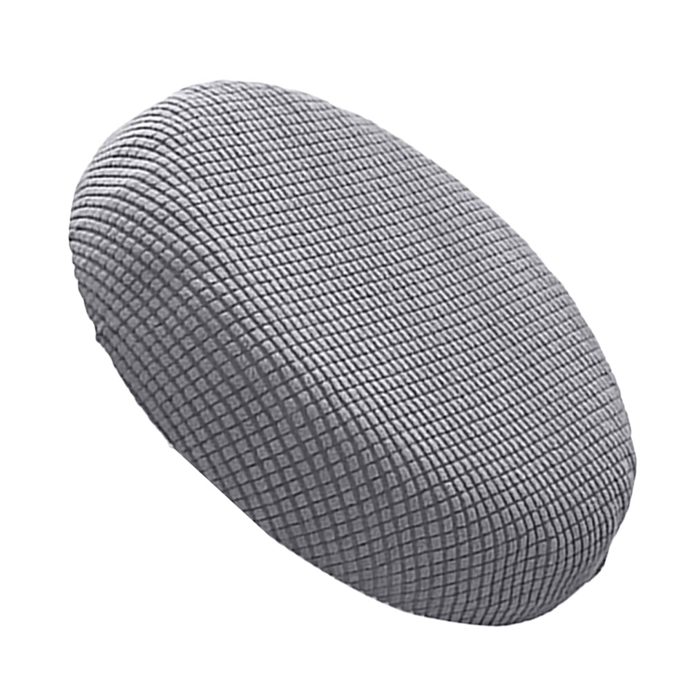 Ortofally Bar Stool Covers Stretchy Round Chair Covers Slipcover Washable Stool Cushion Elastic Bar Chair Covers 2.50X1.50X1.00CM Grey - Image 7