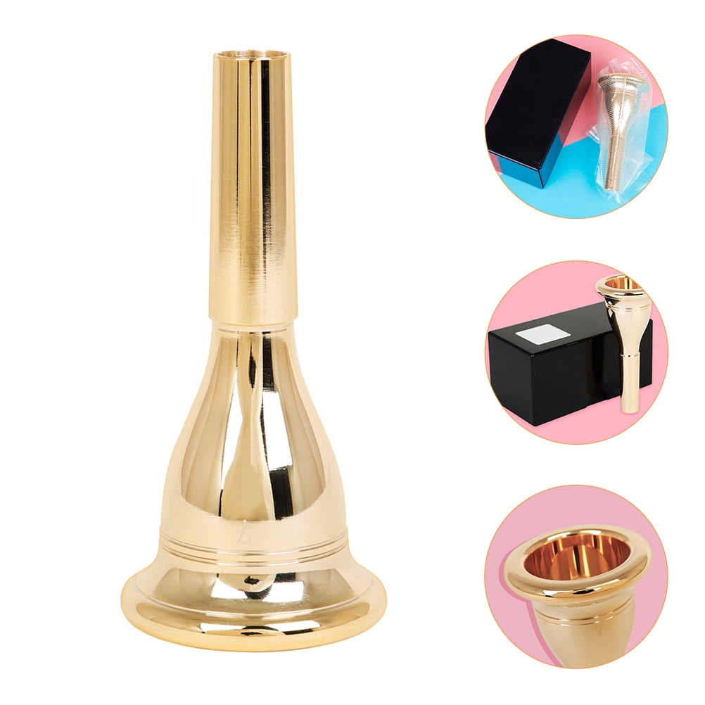 Ortofally Tuba Brass Tuba Great Gift for Tuba Replacement Tuba Parts 13. 3mm Musical Instrument Tuba Accessory 17.60X15.30X5.00CM Golden - Image 3