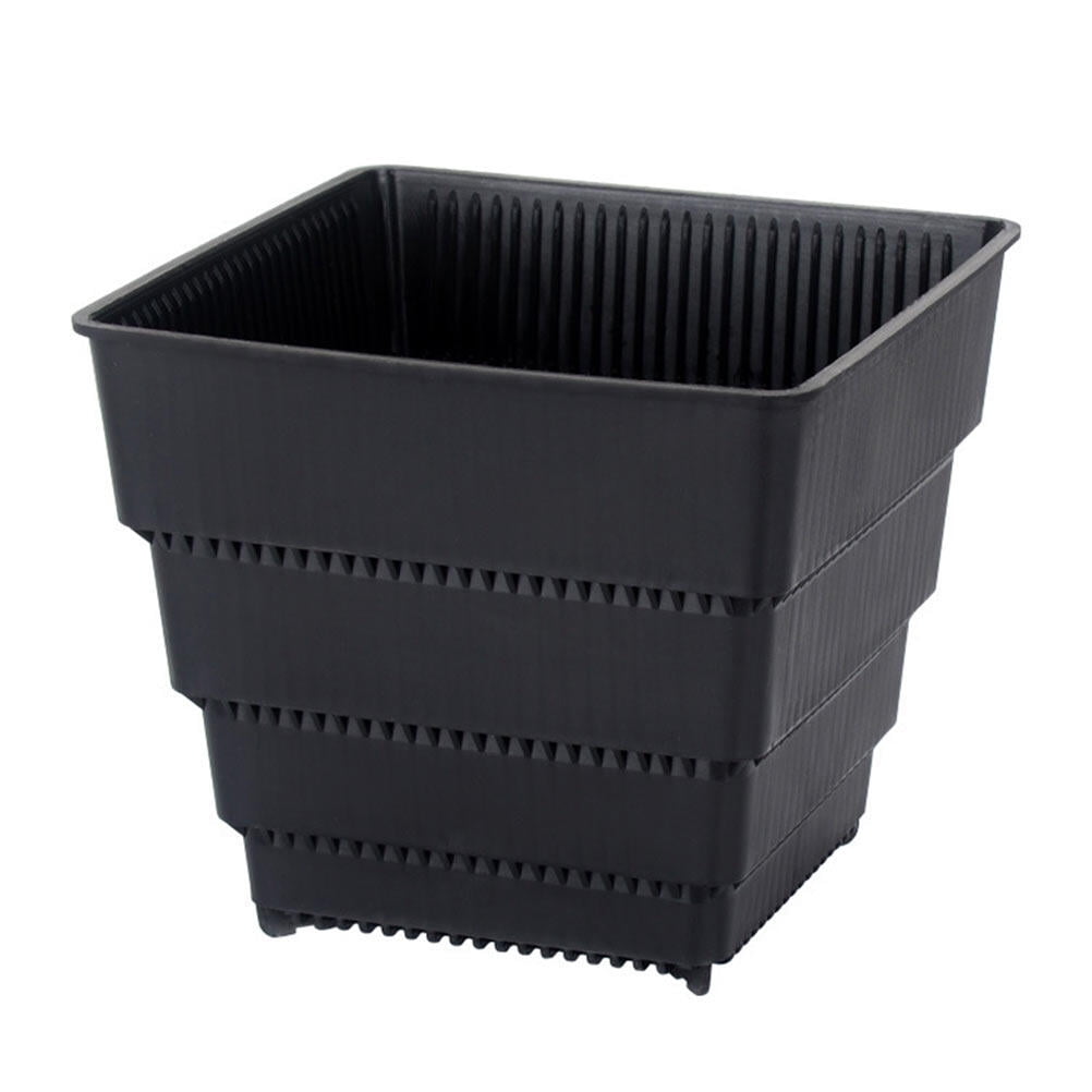 SWETRACE Planter Resin Black For Family 1Pc 4.7X4.4In 12X11.1CM Black - Image 1