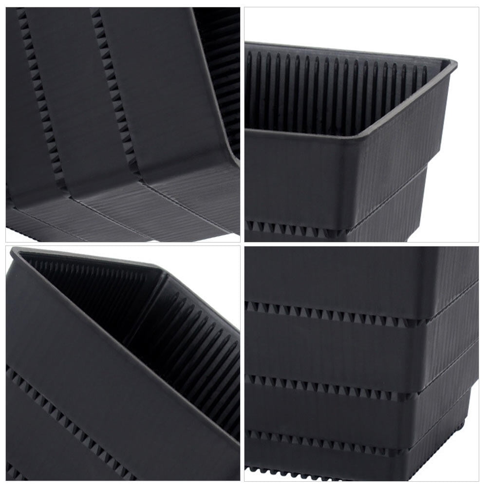SWETRACE Planter Resin Black For Family 1Pc 4.7X4.4In 12X11.1CM Black - Image 2
