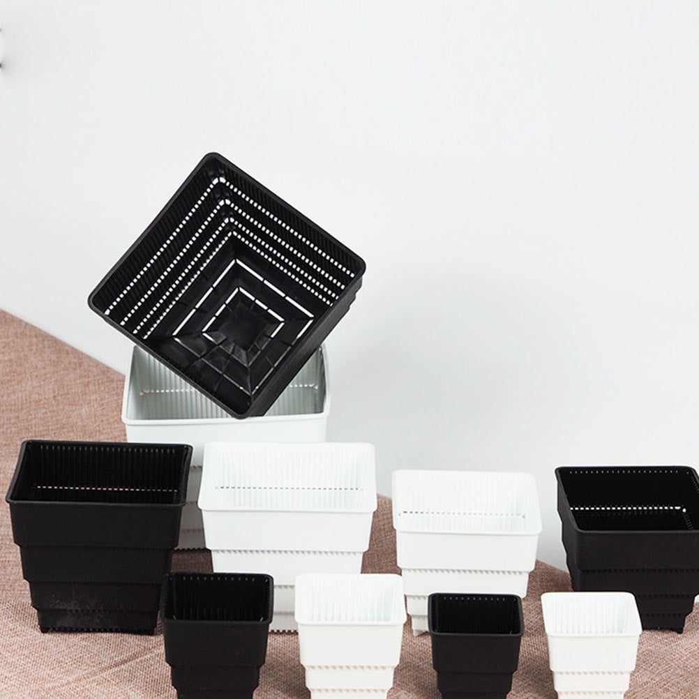 SWETRACE Planter Resin Black For Family 1Pc 4.7X4.4In 12X11.1CM Black - Image 3
