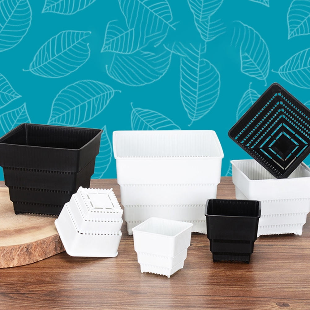 SWETRACE Planter Resin Black For Family 1Pc 4.7X4.4In 12X11.1CM Black - Image 4
