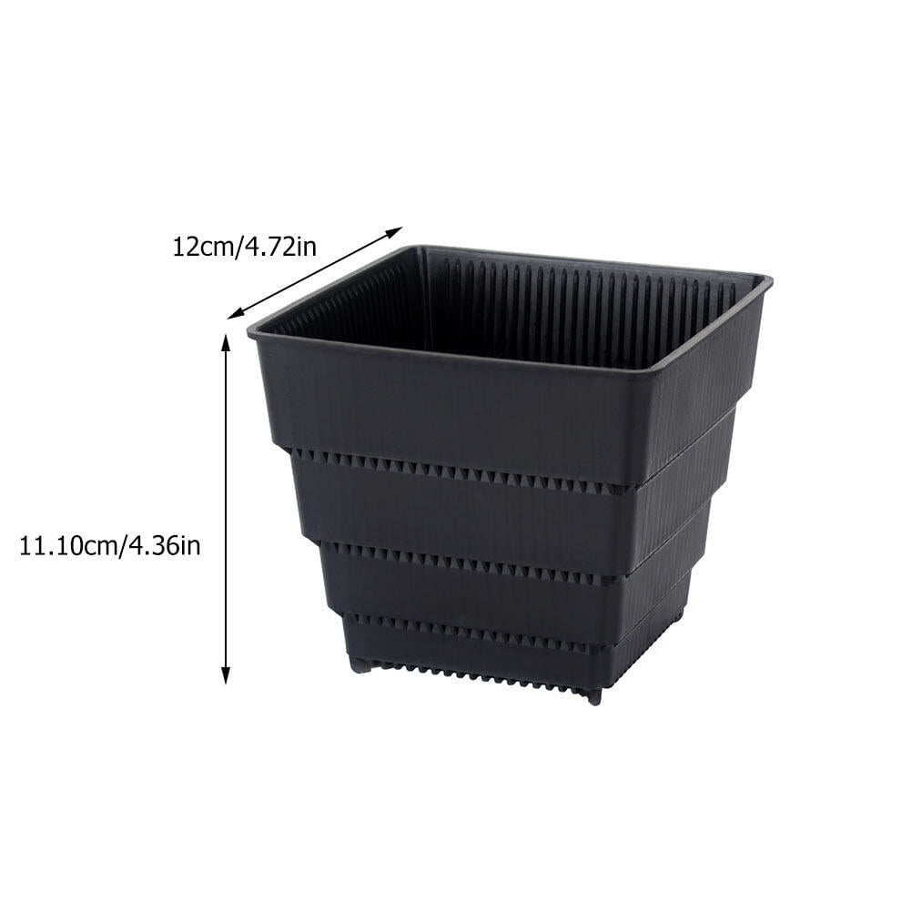 SWETRACE Planter Resin Black For Family 1Pc 4.7X4.4In 12X11.1CM Black - Image 6