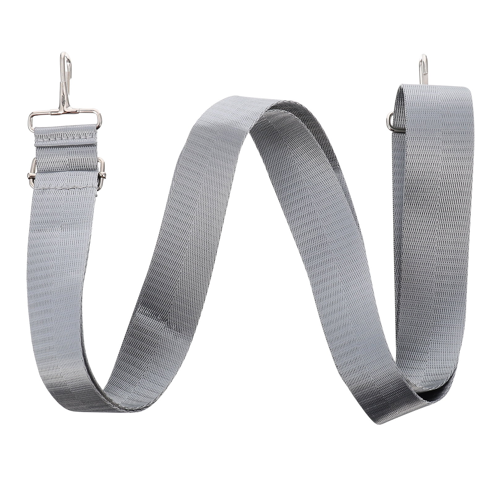 Ortofally Nylon Shoulder Strap, Bag Handbag Purse Replacement Strap, Adjustable Canvas Strap with Metal Hooks for Laptop Briefcase Messenger Bag/ Grey 150X3.8CM Gray - Image 7