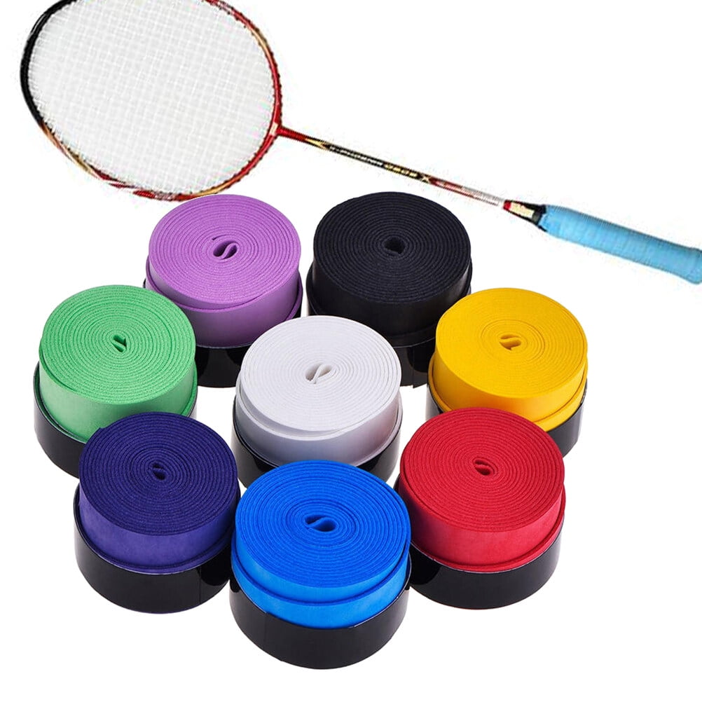 SWETRACE Tennis Racket Grip Tape Sticky Fabric 10Pack 1In 10pcs Assorted Color - Image 3