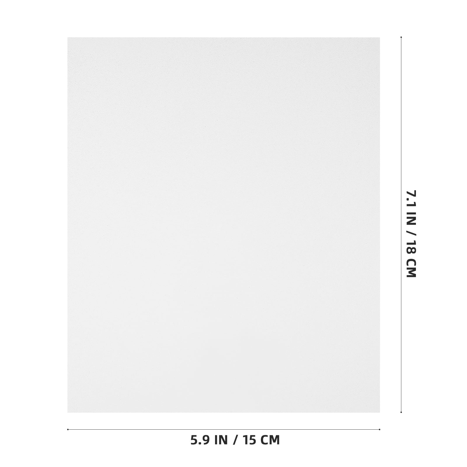 Ortofally 12pcs Blank Transparent Stencil DIY Square Template Blank Stencil Material for Home Shop Size 1 Transparent - Image 8