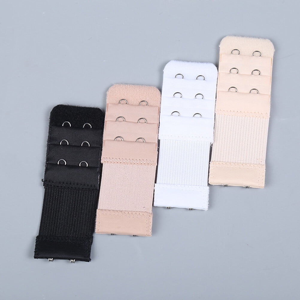SWETRACE Bra Extension Buckle Polyester 6Pcs 3In Size 3 Beige - Image 6