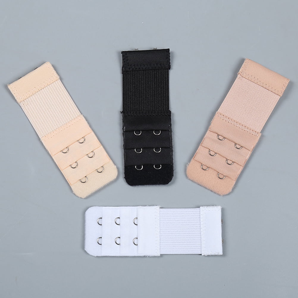 SWETRACE Bra Extension Buckle Polyester 6Pcs 3In Size 4 White - Image 8