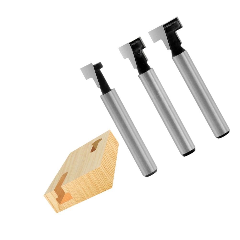 SWETRACE Router Bits Set Router Bit Silver 3Set Woodworking Tool Size 4 Silver - Image 5
