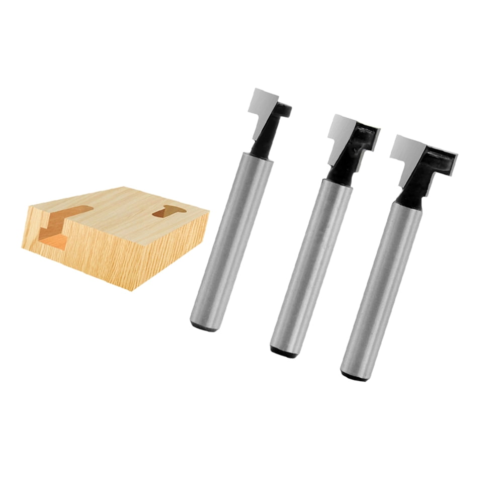 SWETRACE Router Bits Set Router Bit Silver 3Set Woodworking Tool Size 4 Silver - Image 8