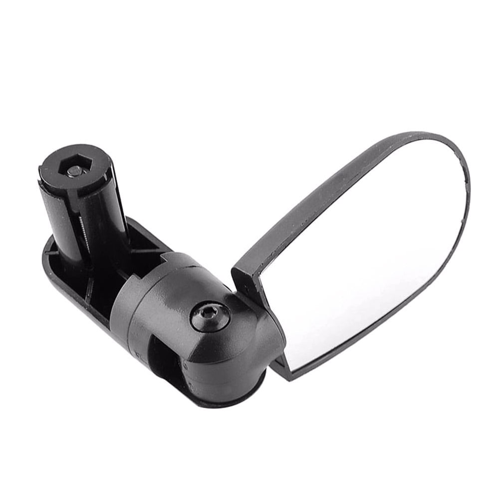 Ortofally 2pcs Universal Handlebar Rearview Mirror 360 Degrees Bike MTB Motorcycle Cycling Handlebar Plug Flexible Rear Mirror (Black) 13.00X8.00X2.50CM Black - Image 3
