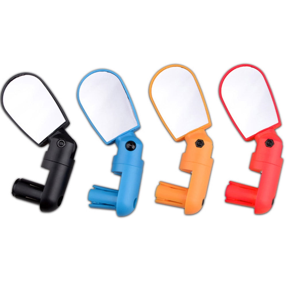 Ortofally 2pcs Universal Handlebar Rearview Mirror 360 Degrees Bike MTB Motorcycle Cycling Handlebar Plug Flexible Rear Mirror (Black) 13.00X8.00X2.50CM Black - Image 5