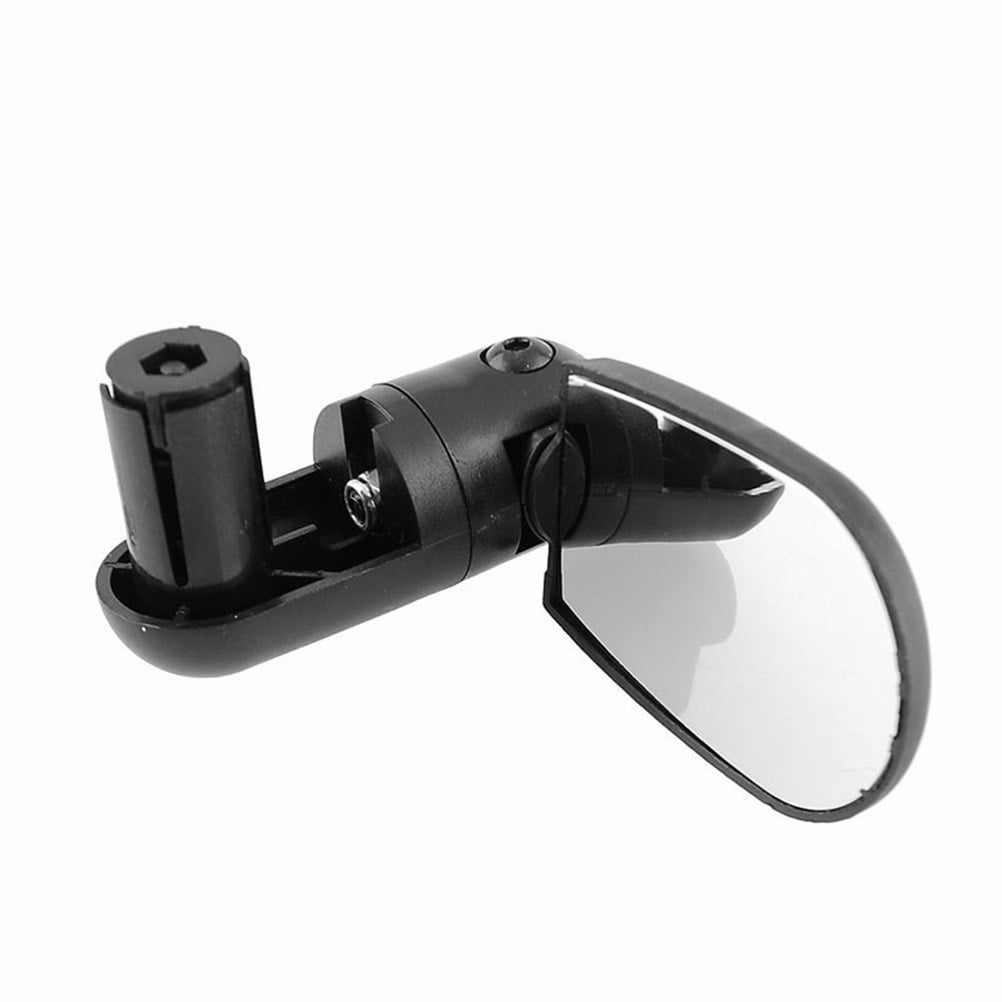 Ortofally 2pcs Universal Handlebar Rearview Mirror 360 Degrees Bike MTB Motorcycle Cycling Handlebar Plug Flexible Rear Mirror (Black) 13.00X8.00X2.50CM Black - Image 6