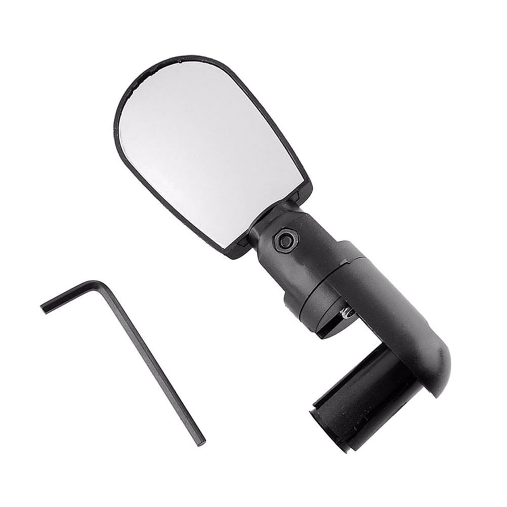 Ortofally 2pcs Universal Handlebar Rearview Mirror 360 Degrees Bike MTB Motorcycle Cycling Handlebar Plug Flexible Rear Mirror (Black) 13.00X8.00X2.50CM Black - Image 7