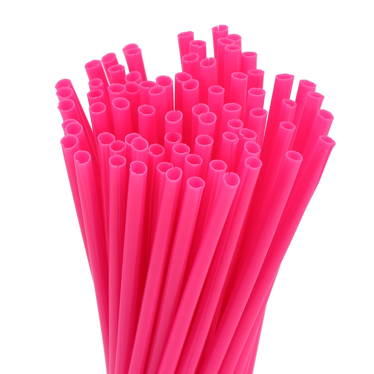 Worgeous Bike Wheel Spoke Reflector for Night Safety Universal Design Reusable Plastic Yellow 1 Set 23.3X0.4X0.4CM Pink - Image 2