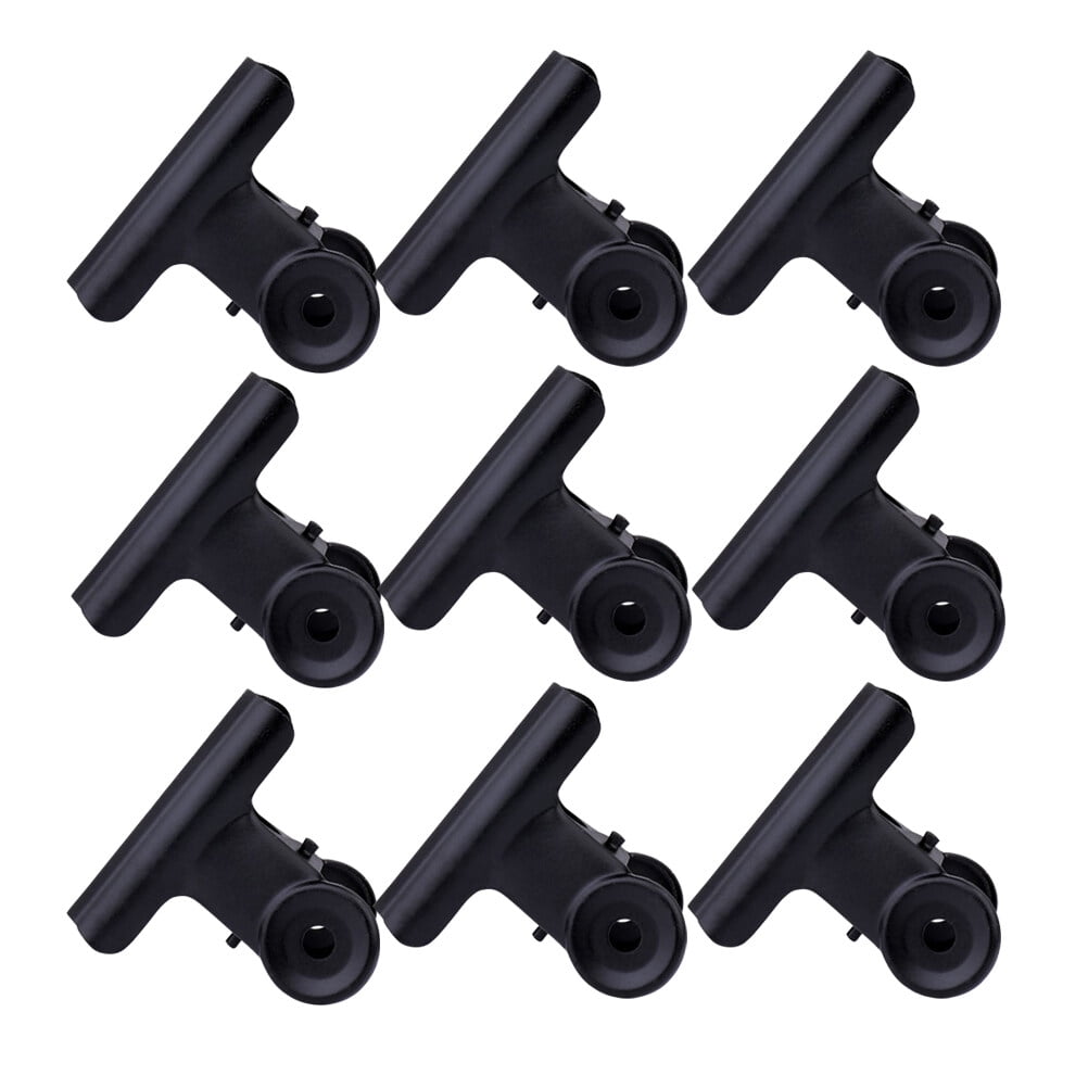 SWETRACE Coating Note Clips Rectangular Document Holding 15Pcs 2In 5*4.7cm Black - Image 4