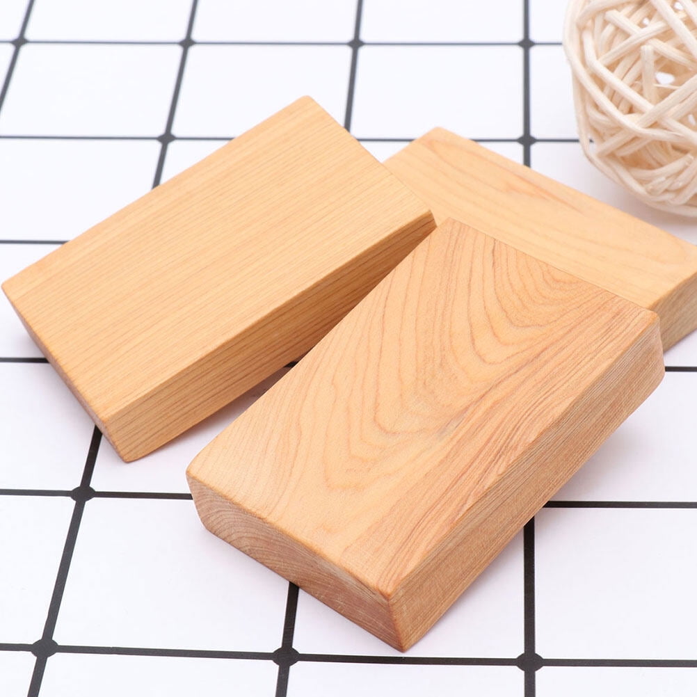 Ortofally 4pcs Rectangule Wooden Board Thicken Blank Unfinished Wood Cutout Smooth Cutting Plaque For DIY Crafts Project 6x4x1.2cm Light Brown - Image 8