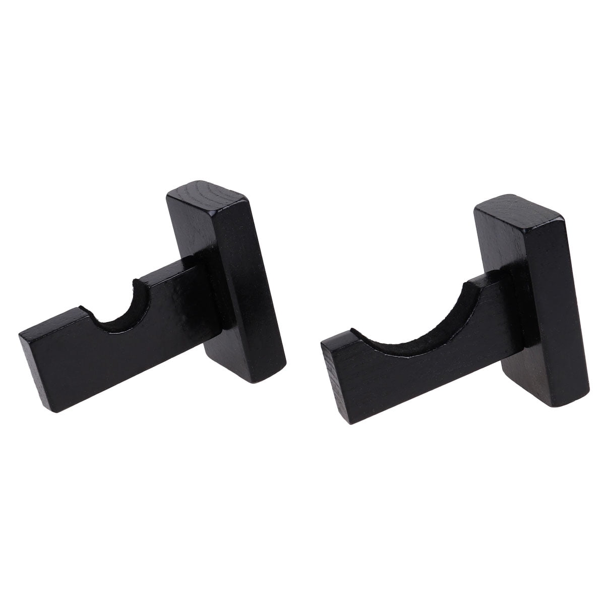Ortofally Baseball Bat Display Hanger Wall Mounted Horizontal Baseball Bat Holder Hockey Wall Container for Home Office M Black - Image 2