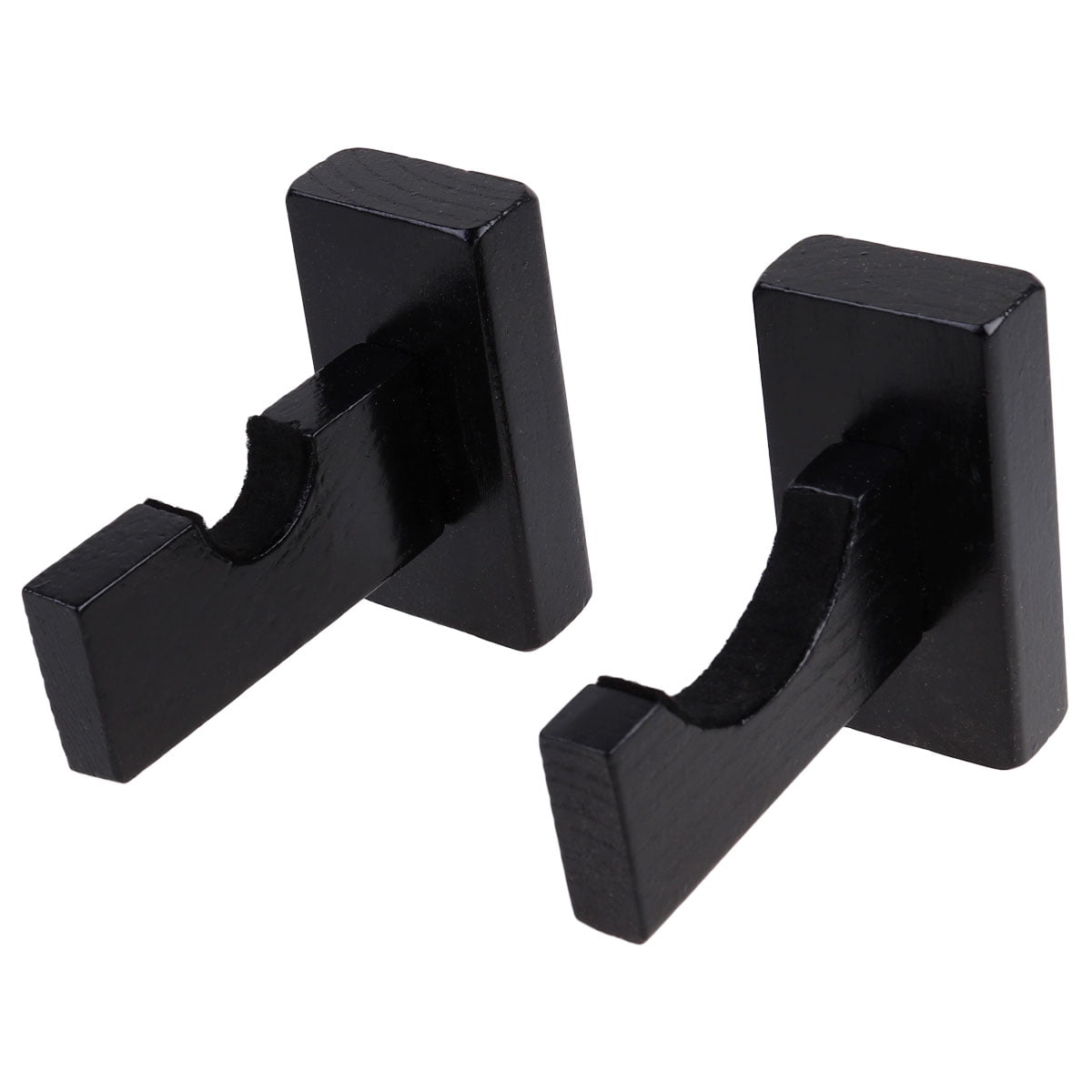 Ortofally Baseball Bat Display Hanger Wall Mounted Horizontal Baseball Bat Holder Hockey Wall Container for Home Office M Black - Image 3