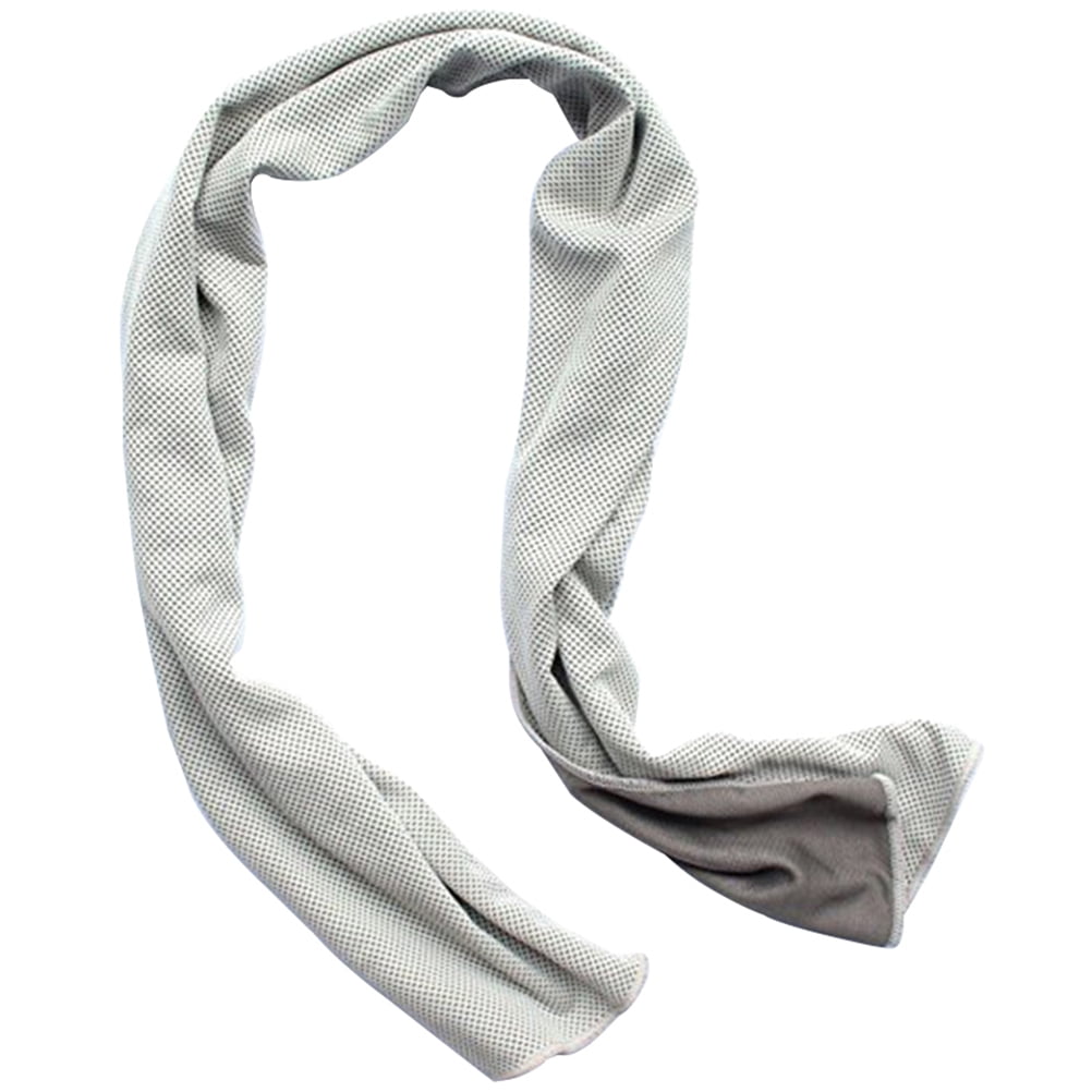SWETRACE Instant Cooling Towel for Neck Fever Relief 1Set 100.00X30.00X0.20CM Grey - Image 1