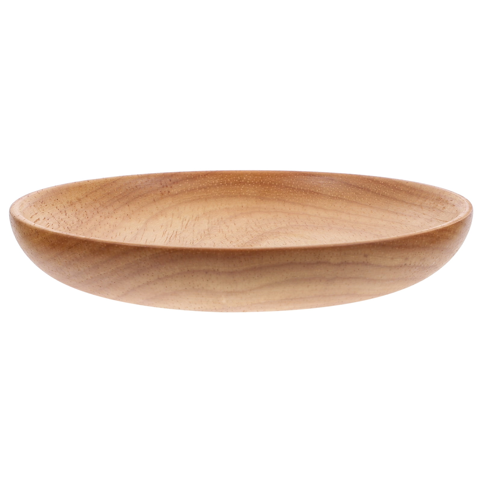 SWETRACE Flat Wooden Dinner Plate Beige For Wedding 1Pcs 4.9In 12.50X12.50X2.00CM Beige - Image 2