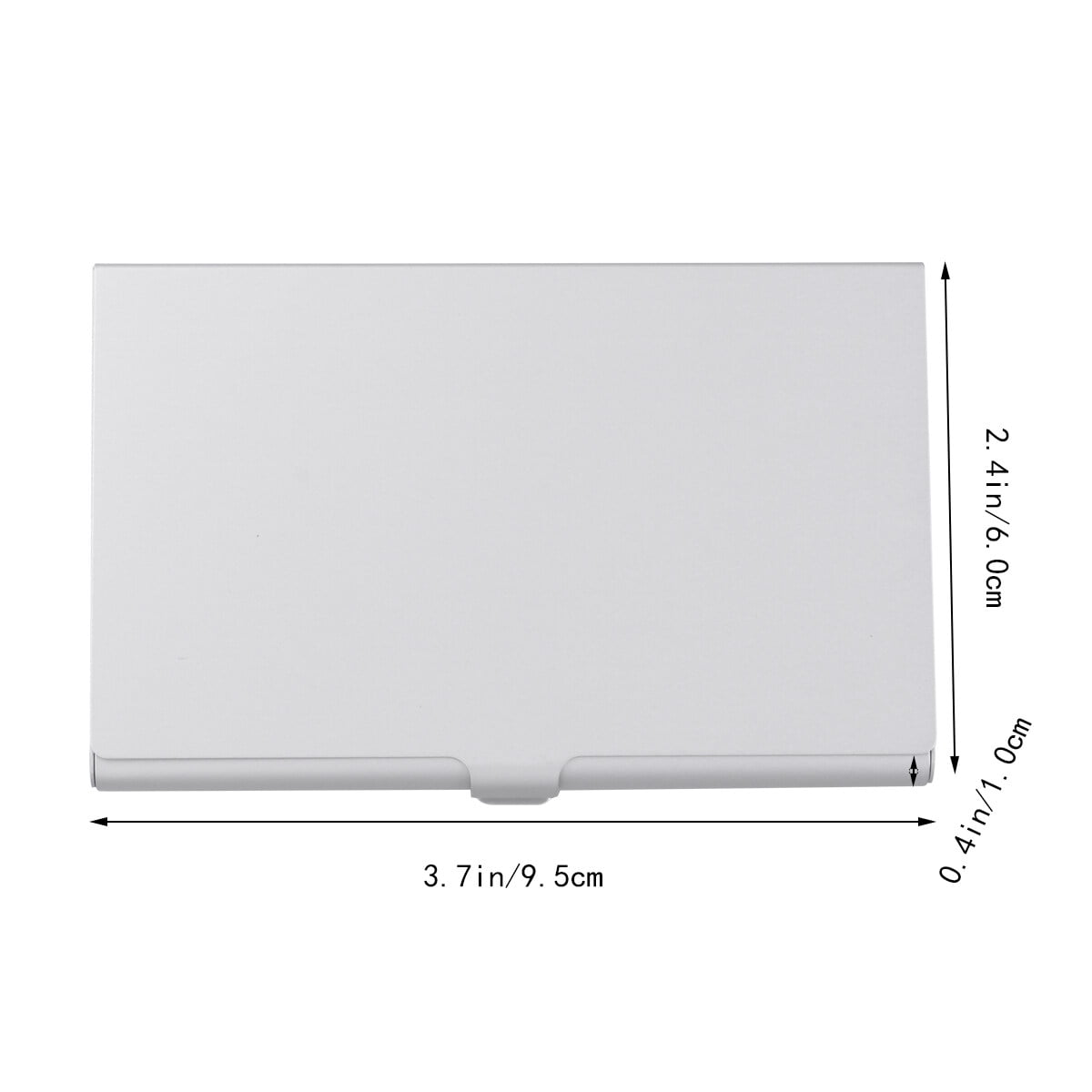 SWETRACE Aluminum Alloy Business Card Case 2Pcs 3.6x2.3x0.3In 9.20X5.80X0.70CM Assorted Color - Image 4
