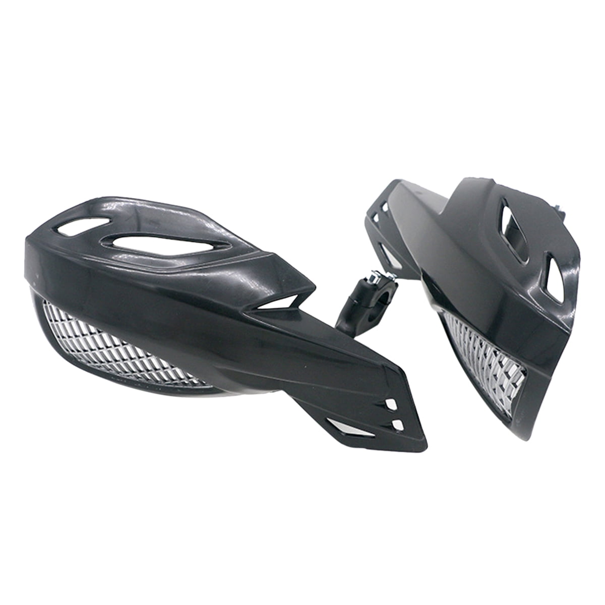 SWETRACE Protect Motorcycle Handlebars Motorbike Handguard Abs White 1 Pair 24.00X12.00X5.00CM Black - Image 4