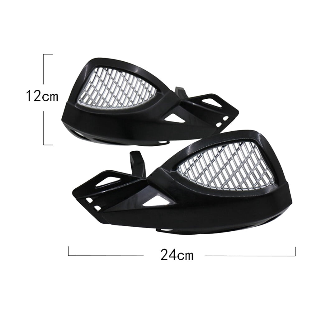 SWETRACE Protect Motorcycle Handlebars Motorbike Handguard Abs White 1 Pair 24.00X12.00X10.00CM White - Image 2