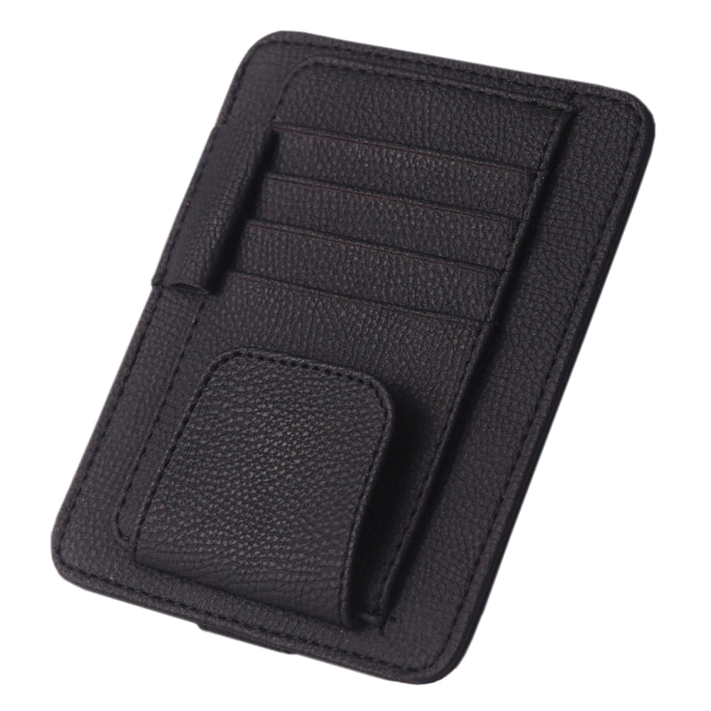 SWETRACE automotive sunglass holder Visor Organizer Black Organizing Driving 1Pack 15.00X12.50X0.60CM Black - Image 1