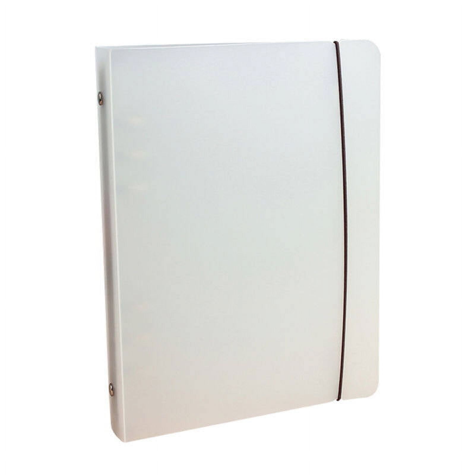 SWETRACE Plastic A5 Cover Round Ring Binder Transparent 1Pack 9.3x7.1x1.6Inch 23.60X18.00X4.00CM Beige - Image 1